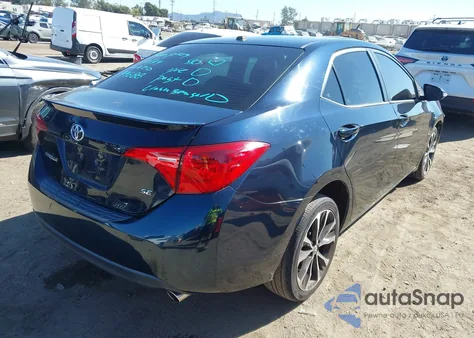 2017 Toyota Corolla Se z USA, uszkodzony, nr VIN 2T1BURHE6HC795705